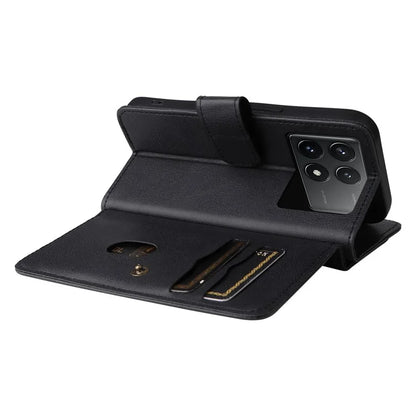 KT Multi-Functional Series-1 For Xiaomi Redmi K70 5G / K70 Pro 5G / Poco F6 Pro 5G Leather Case 10 Card Slots