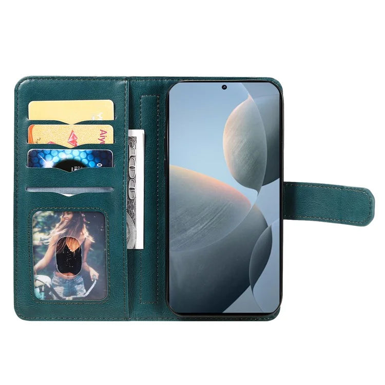 KT Multi-Functional Series-1 For Xiaomi Redmi K70 5G / K70 Pro 5G / Poco F6 Pro 5G Leather Case 10 Card Slots
