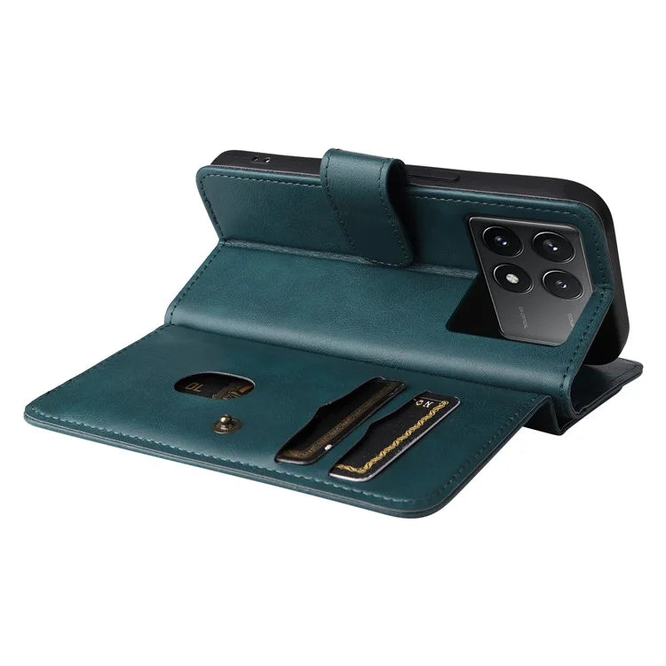 KT Multi-Functional Series-1 For Xiaomi Redmi K70 5G / K70 Pro 5G / Poco F6 Pro 5G Leather Case 10 Card Slots
