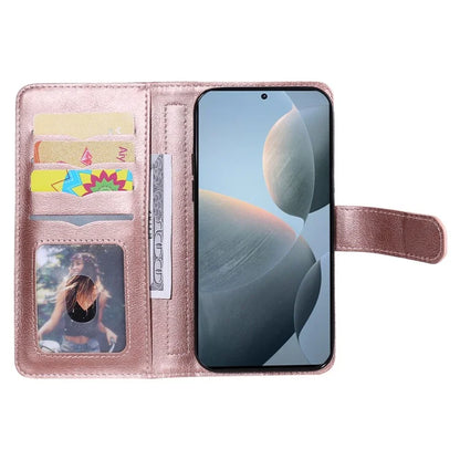 KT Multi-Functional Series-1 For Xiaomi Redmi K70 5G / K70 Pro 5G / Poco F6 Pro 5G Leather Case 10 Card Slots