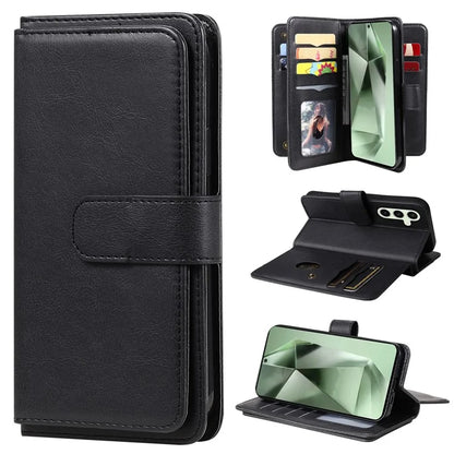 KT Multi-Functional Series-1 For Samsung Galaxy S24 FE Case Wallet PU Leather Phone Purse Bag
