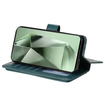 KT Multi-Functional Series-1 For Samsung Galaxy S24 FE Case Wallet PU Leather Phone Purse Bag