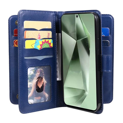 KT Multi-Functional Series-1 For Samsung Galaxy S24 FE Case Wallet PU Leather Phone Purse Bag