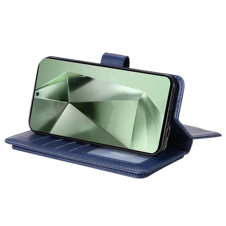 KT Multi-Functional Series-1 For Samsung Galaxy S24 FE Case Wallet PU Leather Phone Purse Bag