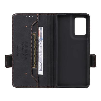 For Motorola Edge 50 Fusion 5G Wallet Case Hardware Decor Leather Phone Cover