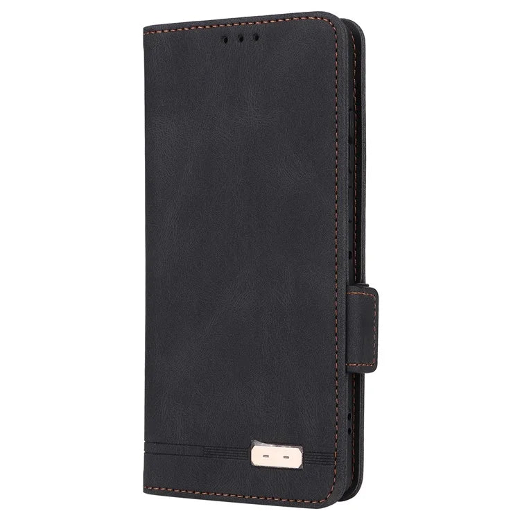 For Motorola Edge 50 Fusion 5G Wallet Case Hardware Decor Leather Phone Cover