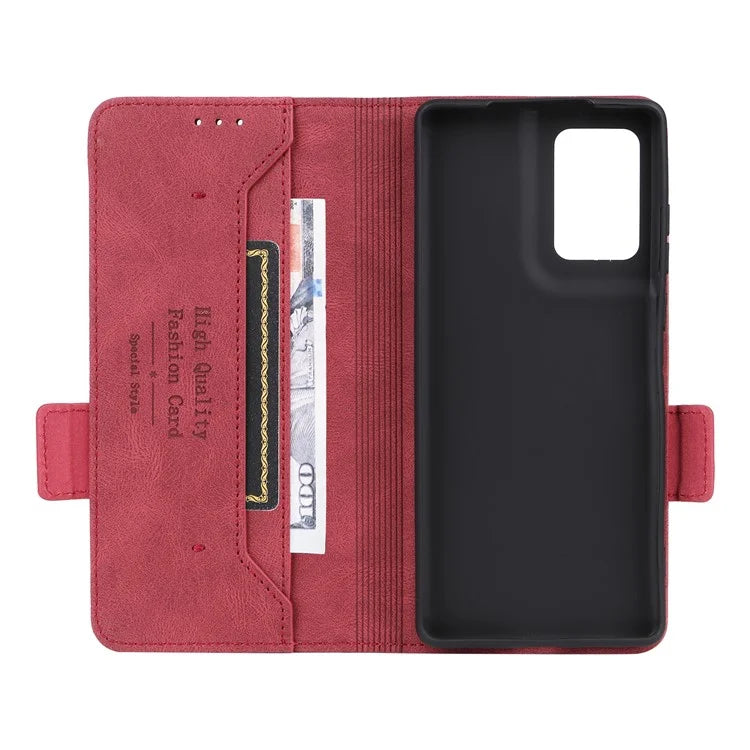 For Motorola Edge 50 Fusion 5G Wallet Case Hardware Decor Leather Phone Cover