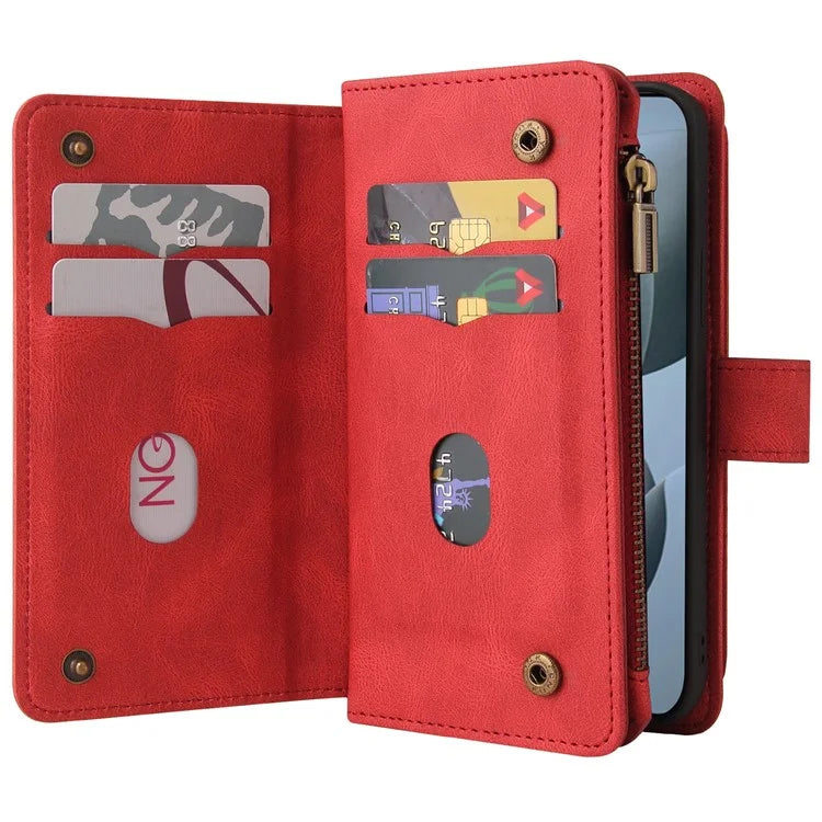KT Multi-Functional Series-2 For Xiaomi Redmi K70 5G / K70 Pro 5G / Poco F6 Pro 5G Case Leather Zipper Phone Cover