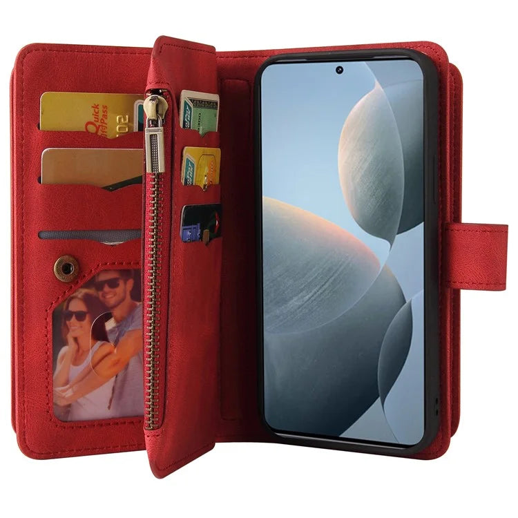 KT Multi-Functional Series-2 For Xiaomi Redmi K70 5G / K70 Pro 5G / Poco F6 Pro 5G Case Leather Zipper Phone Cover
