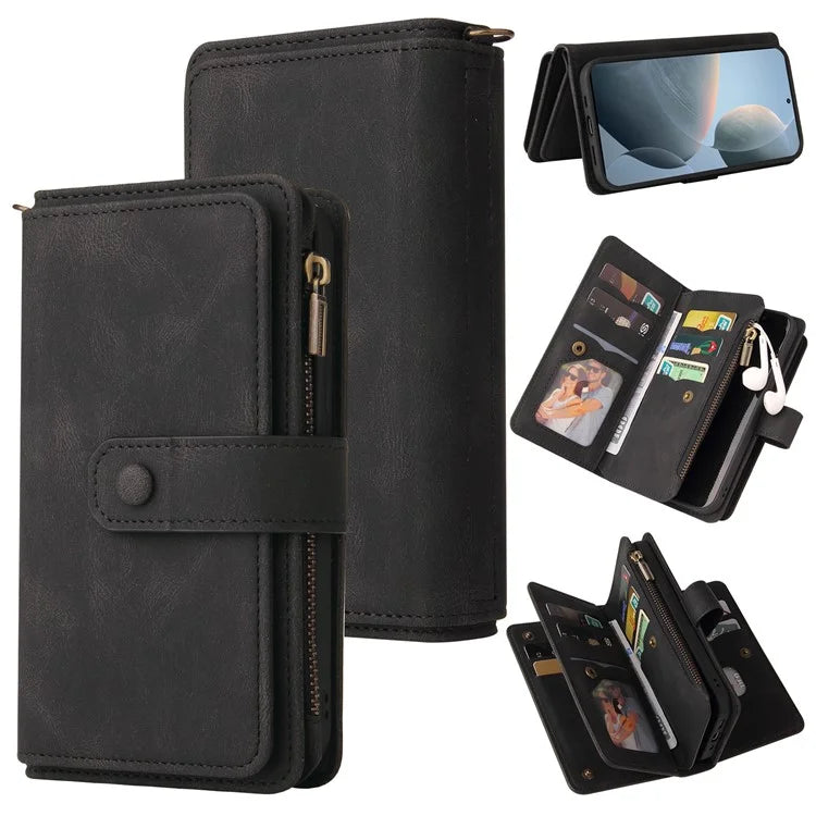 KT Multi-Functional Series-2 For Xiaomi Redmi K70 5G / K70 Pro 5G / Poco F6 Pro 5G Case Leather Zipper Phone Cover