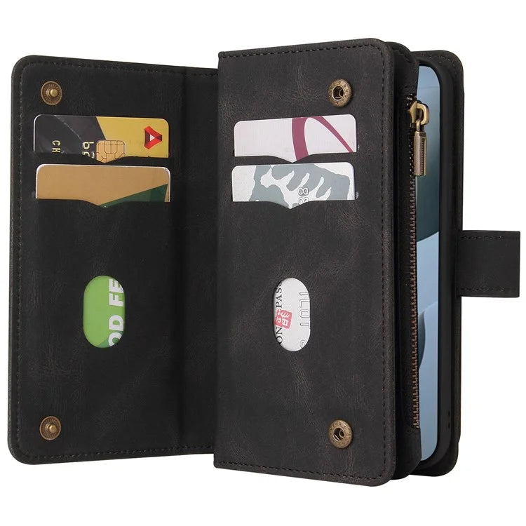 KT Multi-Functional Series-2 For Xiaomi Redmi K70 5G / K70 Pro 5G / Poco F6 Pro 5G Case Leather Zipper Phone Cover