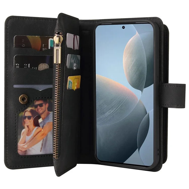 KT Multi-Functional Series-2 For Xiaomi Redmi K70 5G / K70 Pro 5G / Poco F6 Pro 5G Case Leather Zipper Phone Cover