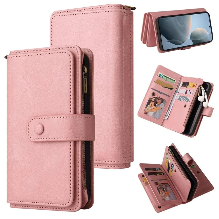 KT Multi-Functional Series-2 For Xiaomi Redmi K70 5G / K70 Pro 5G / Poco F6 Pro 5G Case Leather Zipper Phone Cover