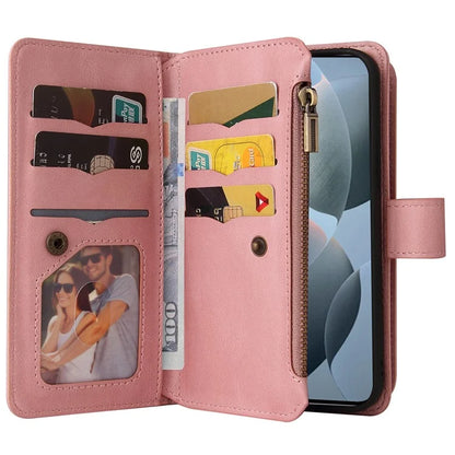 KT Multi-Functional Series-2 For Xiaomi Redmi K70 5G / K70 Pro 5G / Poco F6 Pro 5G Case Leather Zipper Phone Cover