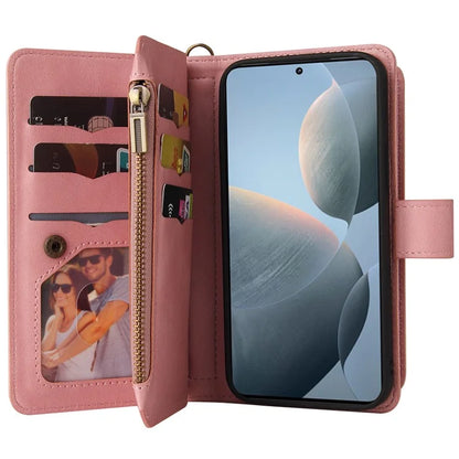 KT Multi-Functional Series-2 For Xiaomi Redmi K70 5G / K70 Pro 5G / Poco F6 Pro 5G Case Leather Zipper Phone Cover