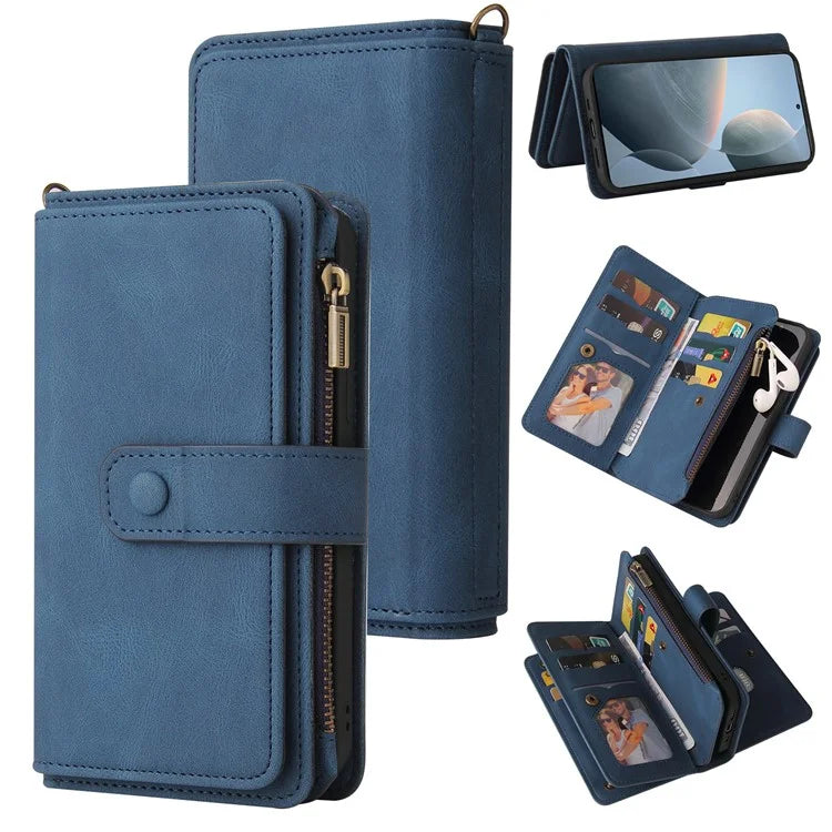 KT Multi-Functional Series-2 For Xiaomi Redmi K70 5G / K70 Pro 5G / Poco F6 Pro 5G Case Leather Zipper Phone Cover