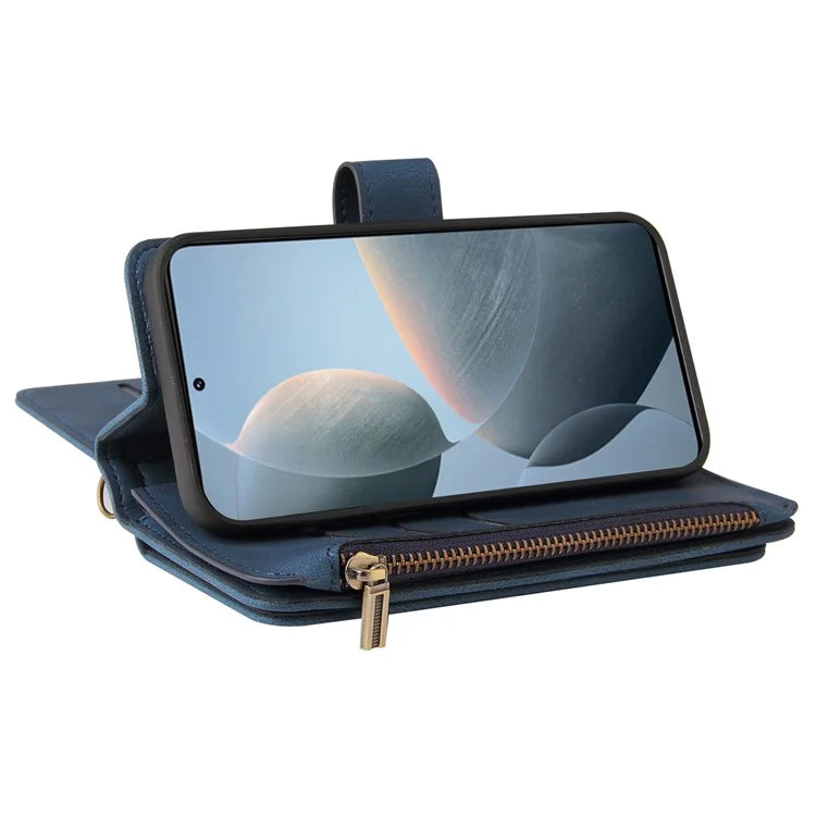 KT Multi-Functional Series-2 For Xiaomi Redmi K70 5G / K70 Pro 5G / Poco F6 Pro 5G Case Leather Zipper Phone Cover