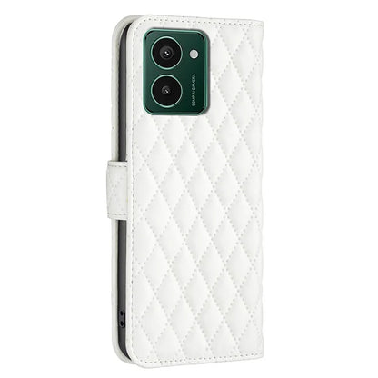 BINFEN COLOR BF Style-14 For HMD Pulse Pro Leather Case Rhombus Wallet Flip Phone Cover