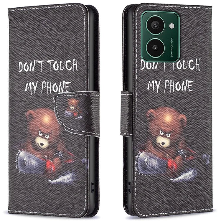 For HMD Pulse Pro Wallet Case Pattern Print Phone Leather Cover