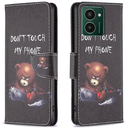 For HMD Pulse Pro Wallet Case Pattern Print Phone Leather Cover