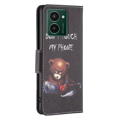 For HMD Pulse Pro Wallet Case Pattern Print Phone Leather Cover