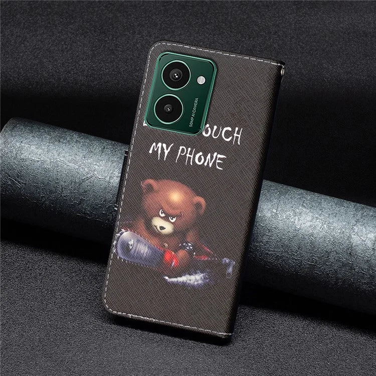 For HMD Pulse Pro Wallet Case Pattern Print Phone Leather Cover
