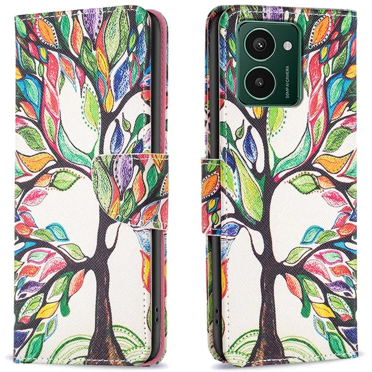 For HMD Pulse Pro Wallet Case Pattern Print Phone Leather Cover