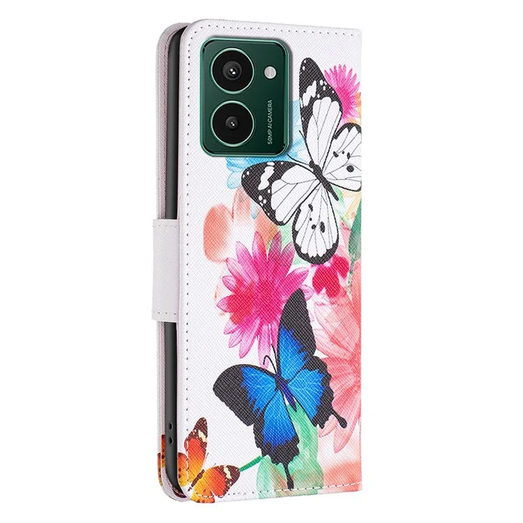 For HMD Pulse Pro Wallet Case Pattern Print Phone Leather Cover