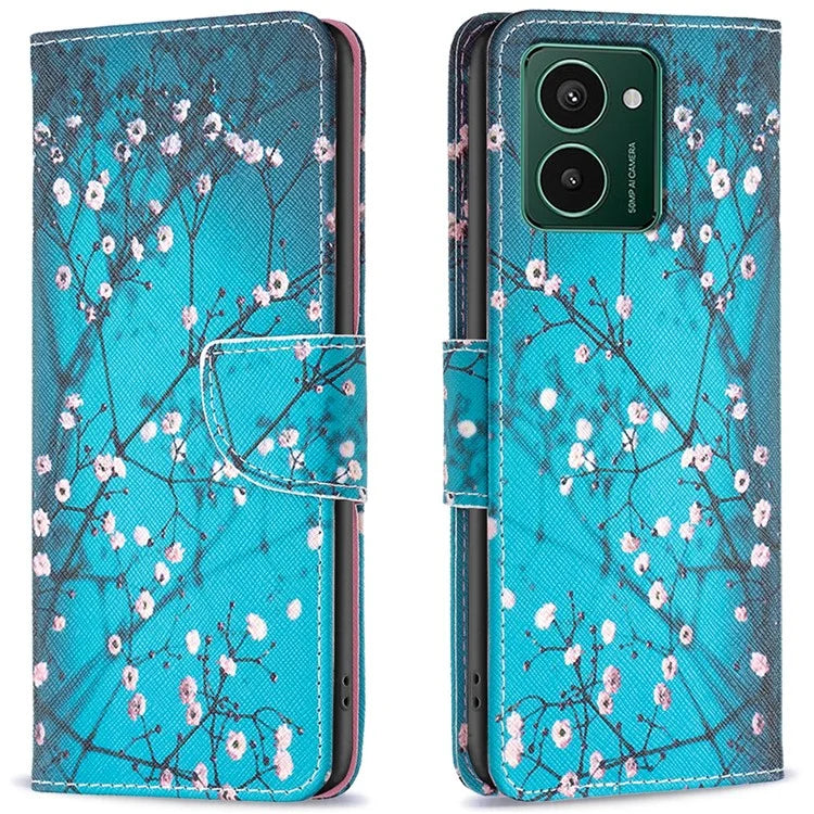 For HMD Pulse Pro Wallet Case Pattern Print Phone Leather Cover