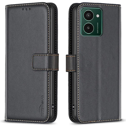 BINFEN COLOR BF17 For HMD Pulse+ Case PU Leather Wallet Cover Stand View