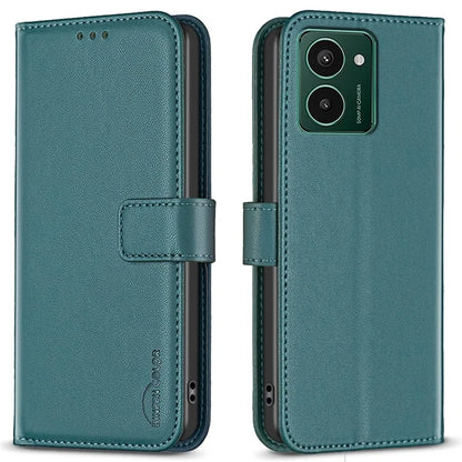 BINFEN COLOR BF17 For HMD Pulse+ Case PU Leather Wallet Cover Stand View