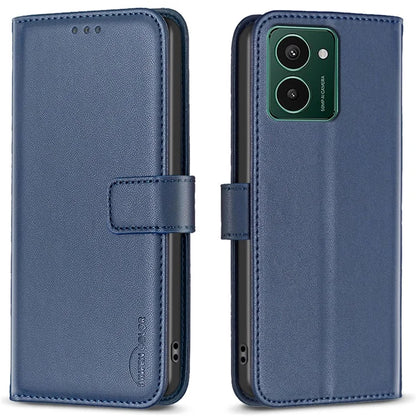 BINFEN COLOR BF17 For HMD Pulse+ Case PU Leather Wallet Cover Stand View