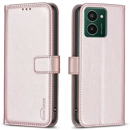 BINFEN COLOR BF17 For HMD Pulse+ Case PU Leather Wallet Cover Stand View