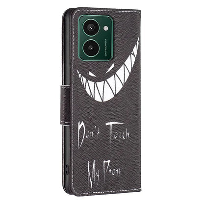 For HMD Pulse+ Case PU Leather Stand Flip Phone Cover Pattern Printing
