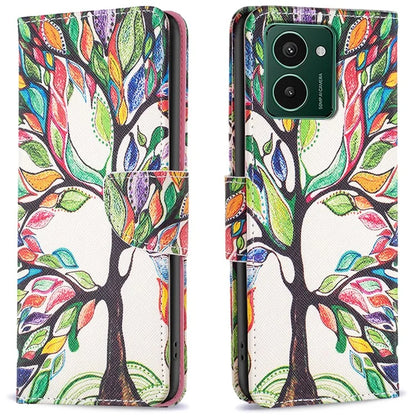 For HMD Pulse+ Case PU Leather Stand Flip Phone Cover Pattern Printing