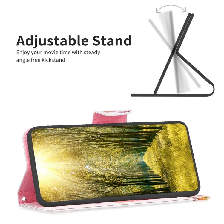 For HMD Pulse+ Case PU Leather Stand Flip Phone Cover Pattern Printing