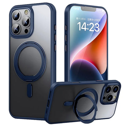 For iPhone 16 Pro Case Compatible with MagSafe Kickstand Hybrid Phone Cover