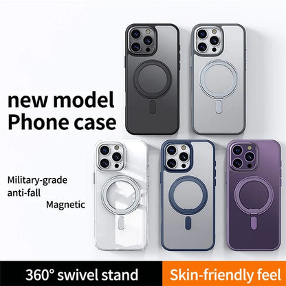 For iPhone 16 Pro Case Compatible with MagSafe Kickstand Hybrid Phone Cover