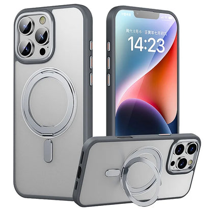 For iPhone 16 Pro Case Compatible with MagSafe Kickstand Hybrid Phone Cover
