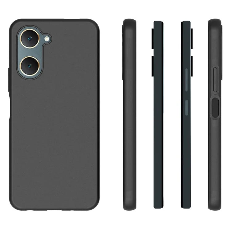 10Pcs  /  Pack for vivo Y28s 5G Case TPU Matte Finish Phone Protector - Black