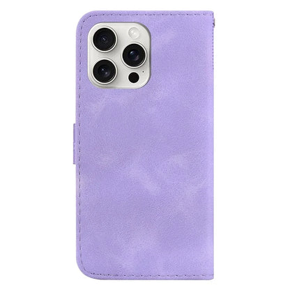 For iPhone 16 Pro Case 7-Shaped Pattern Leather Shockproof Phone Cover