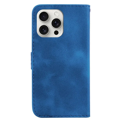 For iPhone 16 Pro Case 7-Shaped Pattern Leather Shockproof Phone Cover