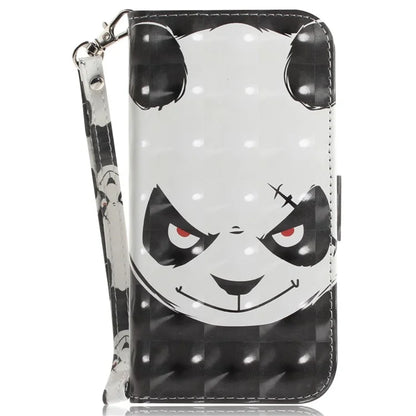 For iPhone 16 Pro Wallet Case 3D Pattern Print Leather Phone Cover