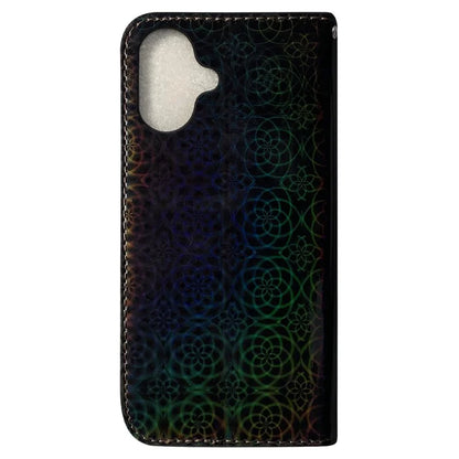 For iPhone 16 Plus Case Dazzling Flower Anti-Drop Leather Phone Cover