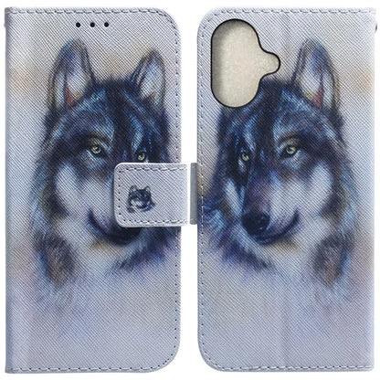 For iPhone 16 Plus Wallet Case Pattern Print Leather Phone Cover