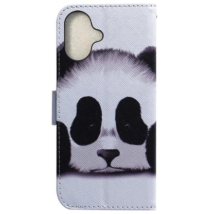 For iPhone 16 Plus Wallet Case Pattern Print Leather Phone Cover