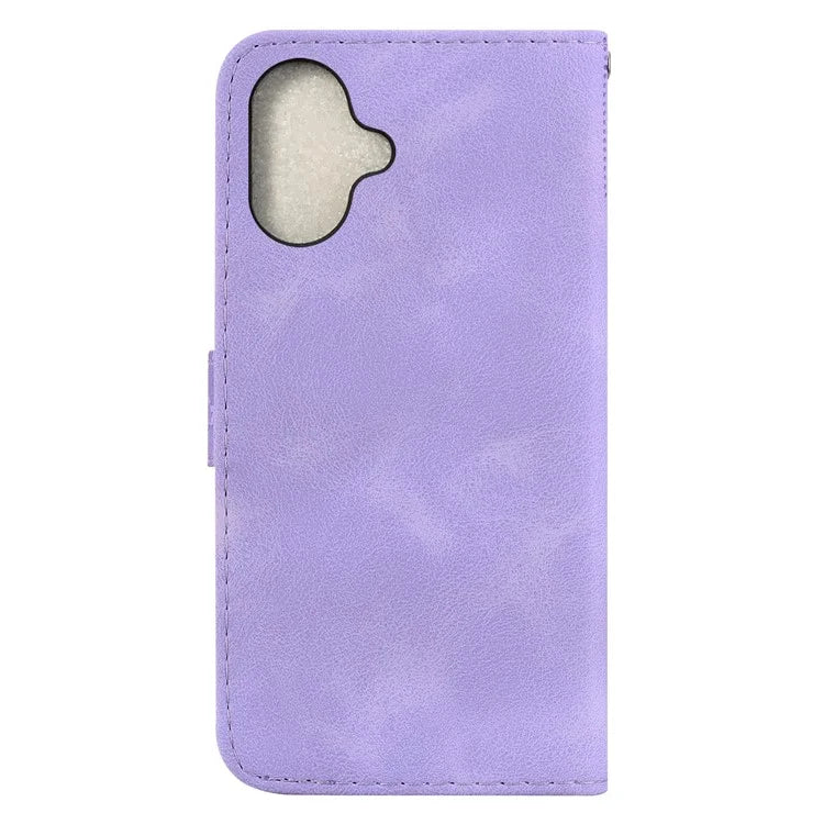 For iPhone 16 Plus Case 7-Shaped Pattern Leather Shockproof Phone Cover