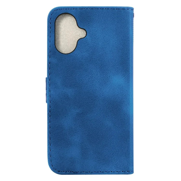 For iPhone 16 Plus Case 7-Shaped Pattern Leather Shockproof Phone Cover