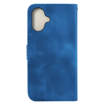 For iPhone 16 Plus Case 7-Shaped Pattern Leather Shockproof Phone Cover