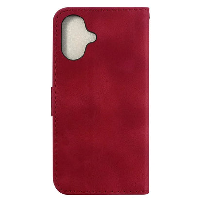 For iPhone 16 Plus Case 7-Shaped Pattern Leather Shockproof Phone Cover